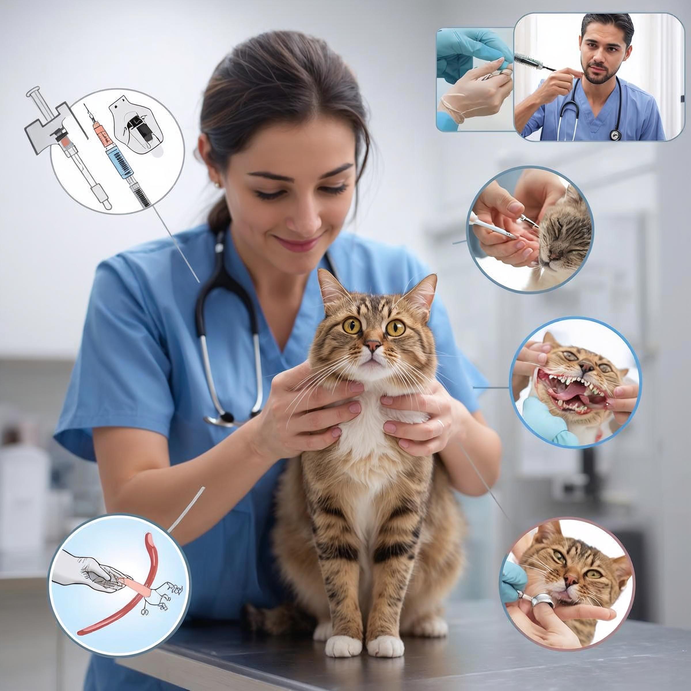 Kedilerin Sağlığı İçin Düzenli Veteriner Kontrolleri_ Aşı, Parazit, Diş Bakımı